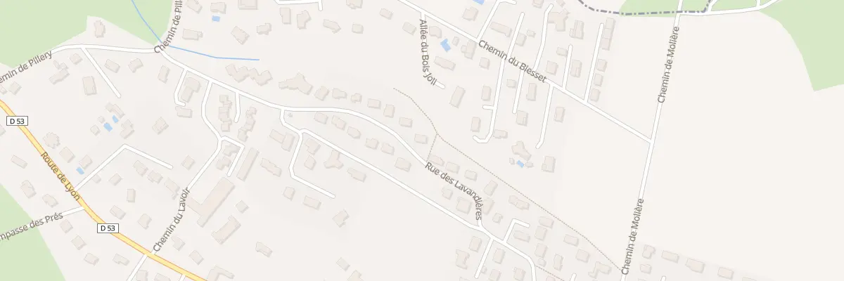 Plan du 350 Rue des Lavandières à Valencin