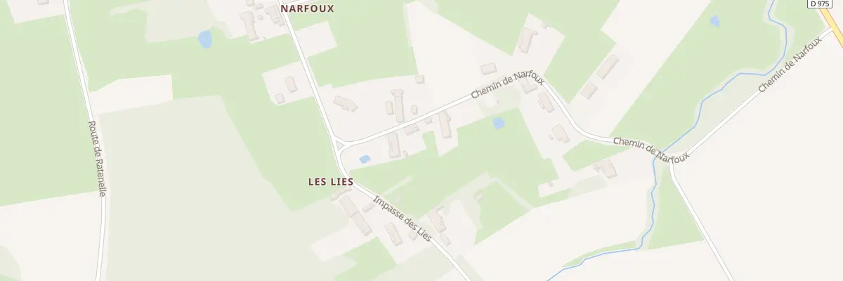 Plan du 262 Che de Narfoux à La Genête