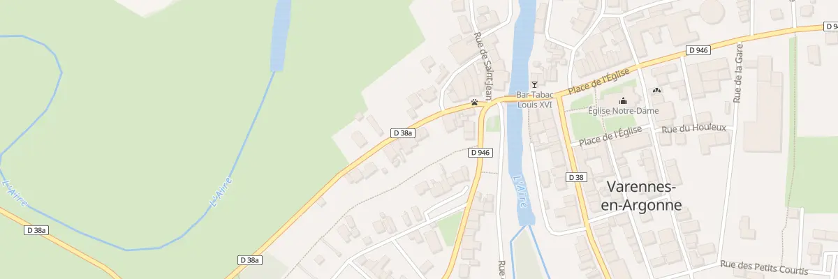 Plan du 7 Rue Neuve à Varennes-en-Argonne