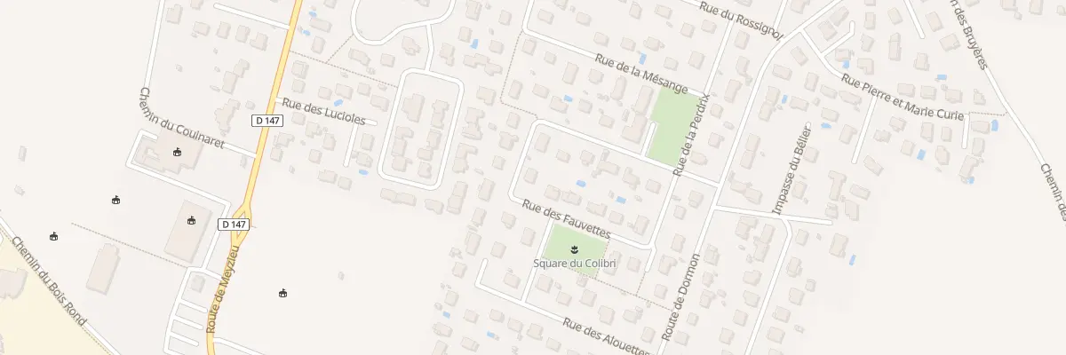 Plan du 8 Rue des Moineaux à Saint-Bonnet-de-Mure