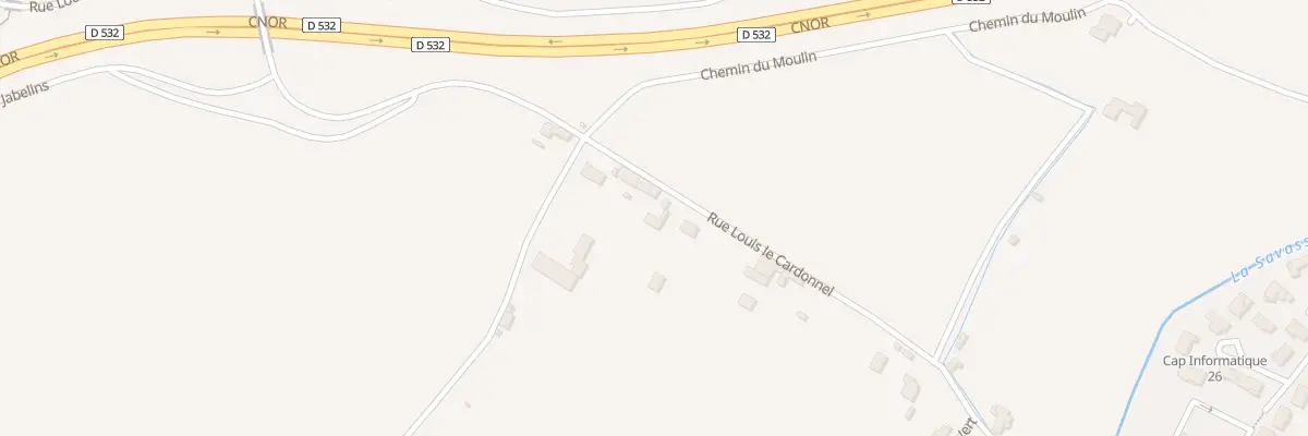 Plan du 99 Rue Louis le Cardonnel à Romans-sur-Isère