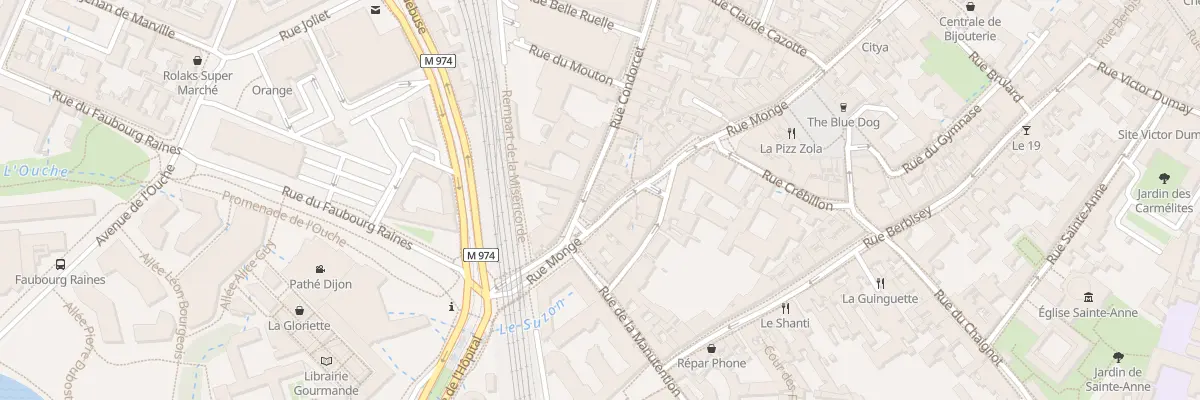 Plan du 102 Rue Monge à Dijon