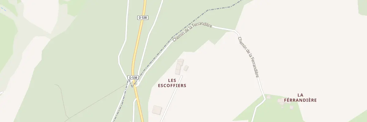 Plan du 255 Imp des Escoffiers à Montchenu