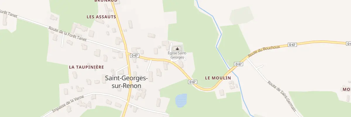 Plan du 5036 Le Village à Saint-Georges-sur-Renon