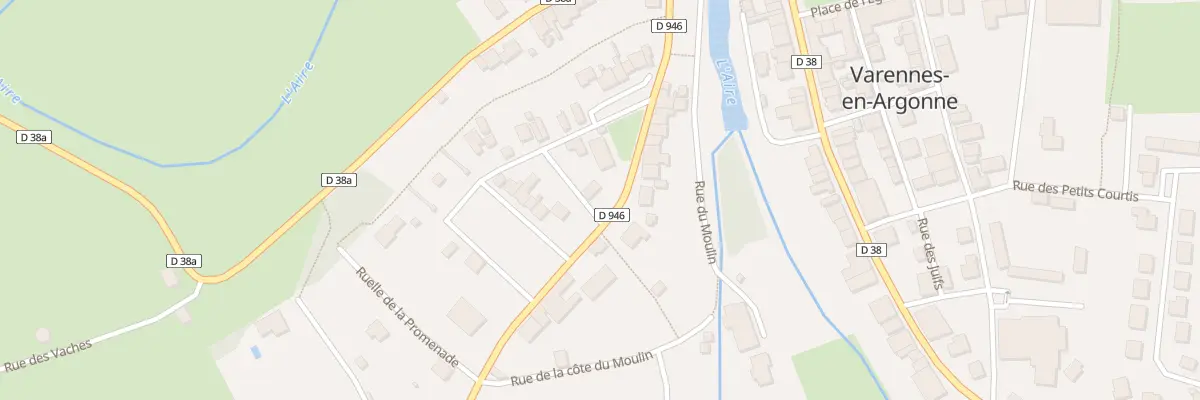 Plan du 7 Rue Louis XVI à Varennes-en-Argonne
