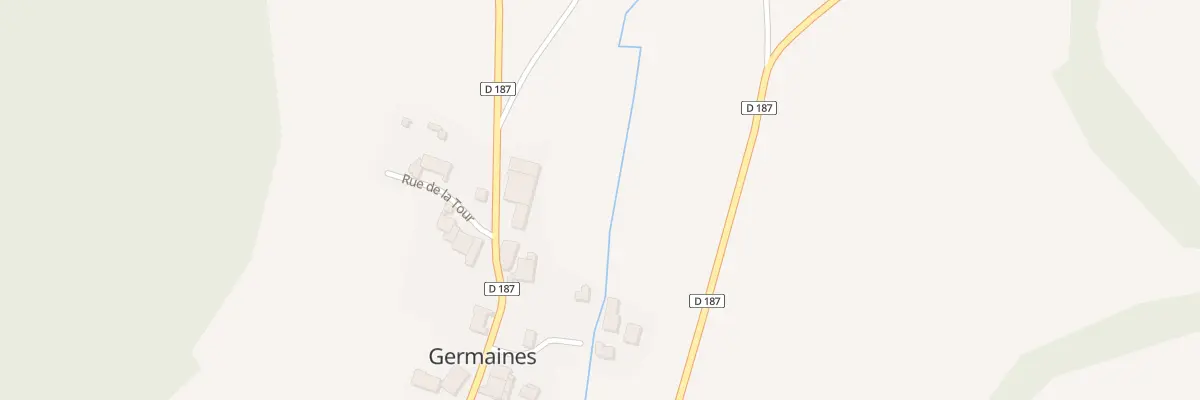 Plan du 1 Che du Lavoir à Germaines