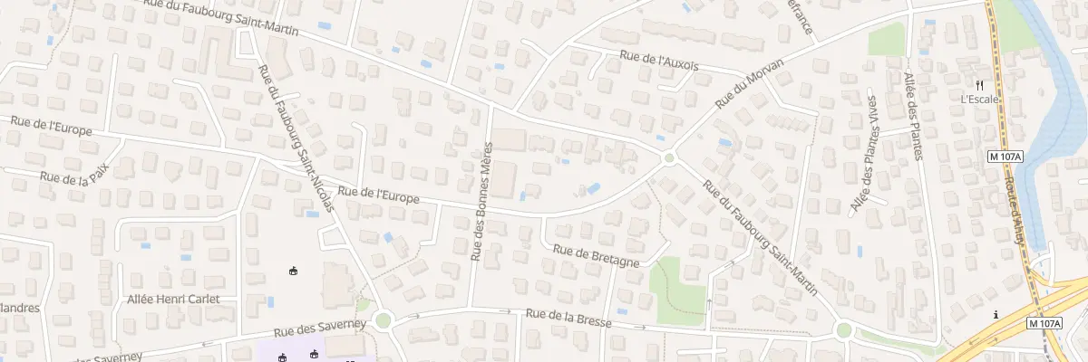 Plan du 73 Rue de l’Europe à Fontaine-lès-Dijon