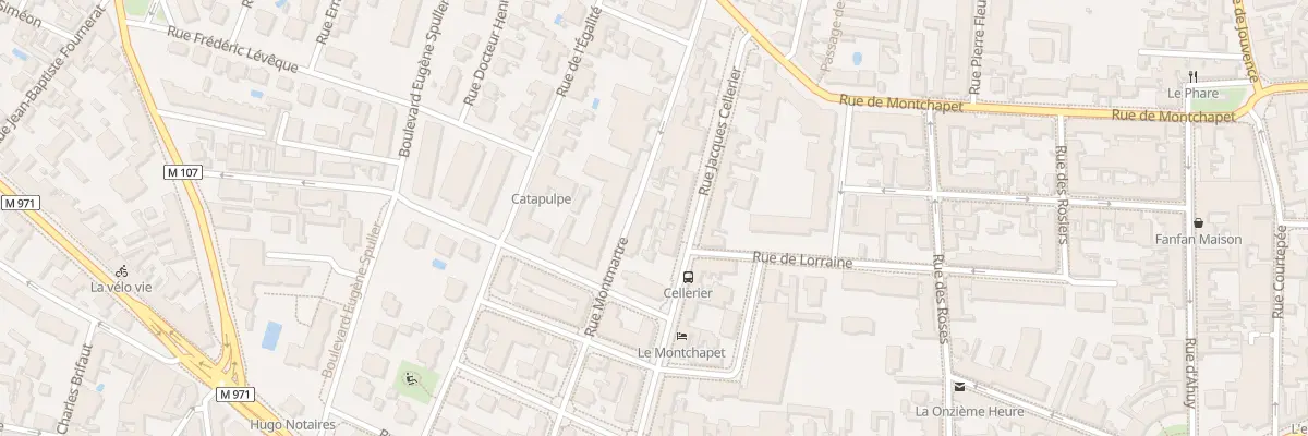 Plan du 30 Rue Montmartre à Dijon