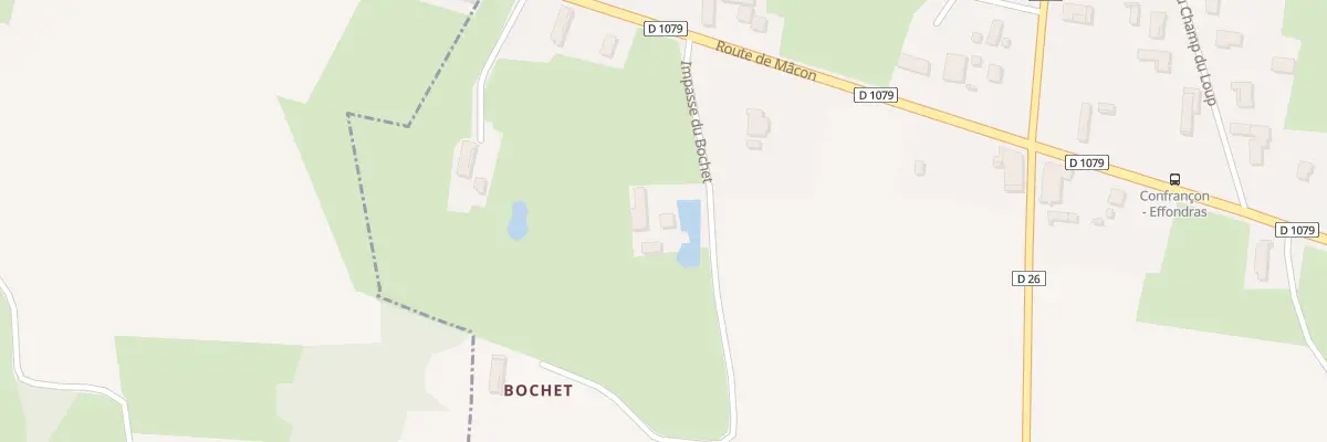 Plan du 112 Imp du Bochet à Confrançon