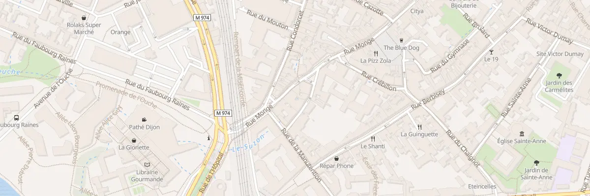 Plan du 65 Rue Monge à Dijon