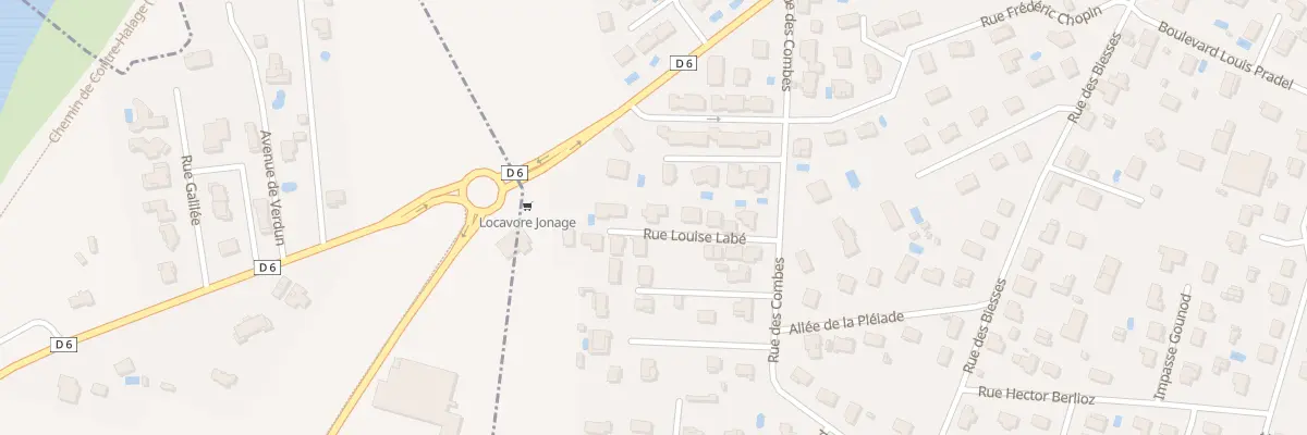Plan du 6 Rue des Combes à Jonage