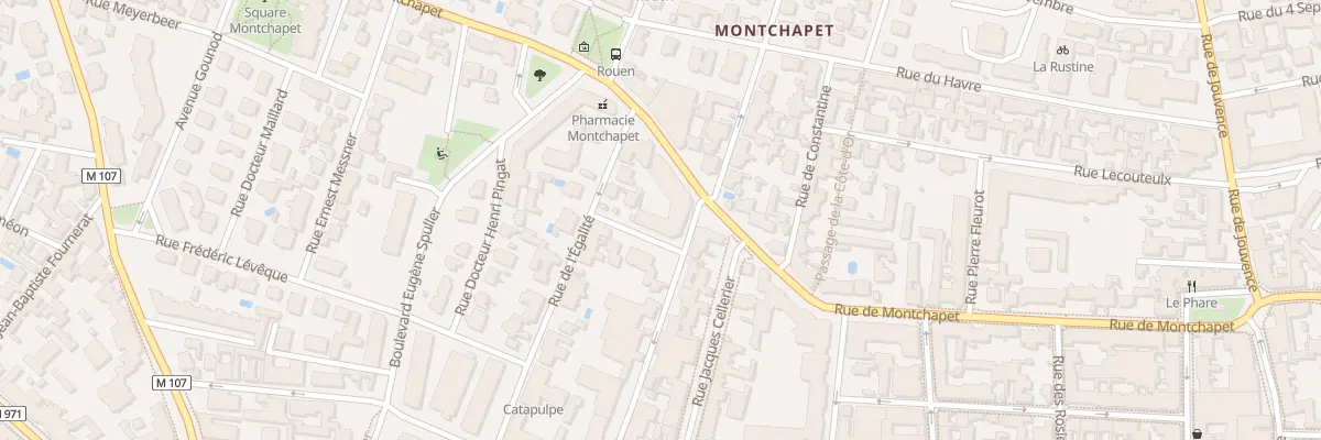 Plan du 31 Rue Montmartre à Dijon