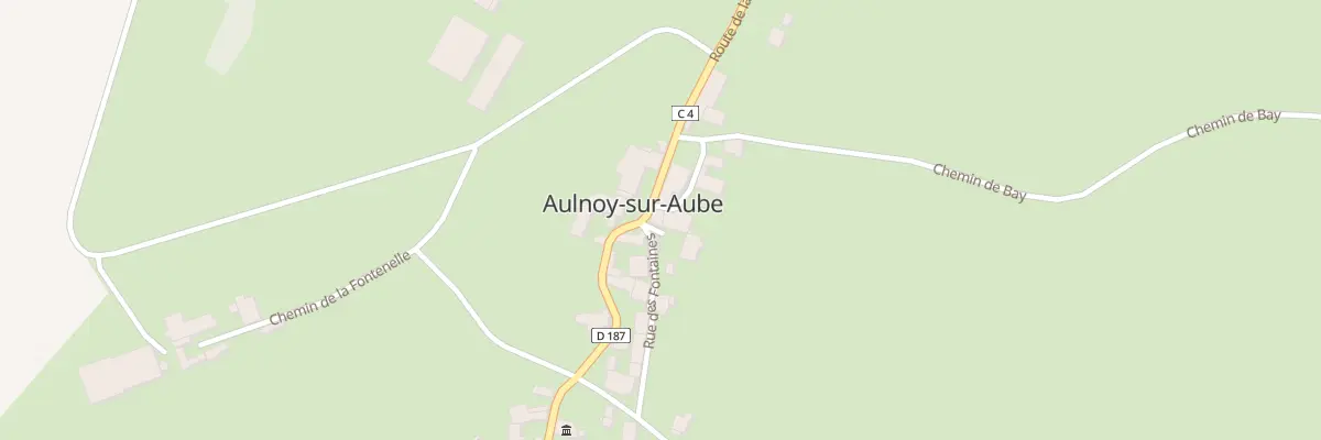 Plan du 7 Rte de la Tuilerie à Aulnoy-sur-Aube
