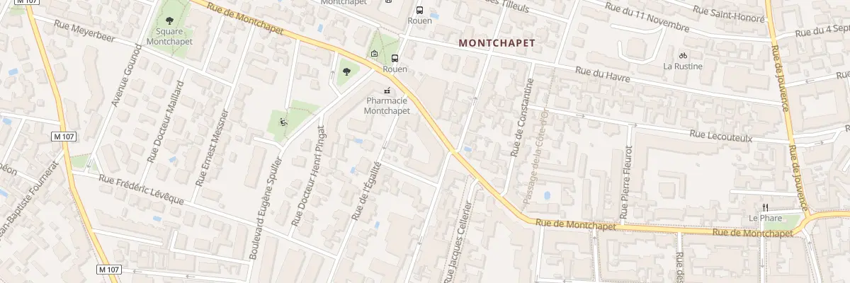 Plan du 33 Rue Montmartre à Dijon