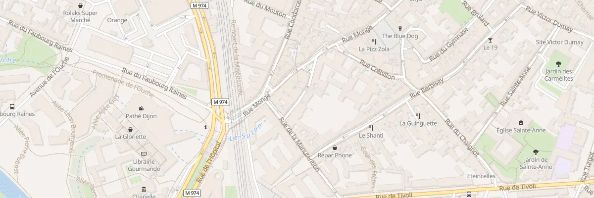 Plan du 69 Rue Monge à Dijon