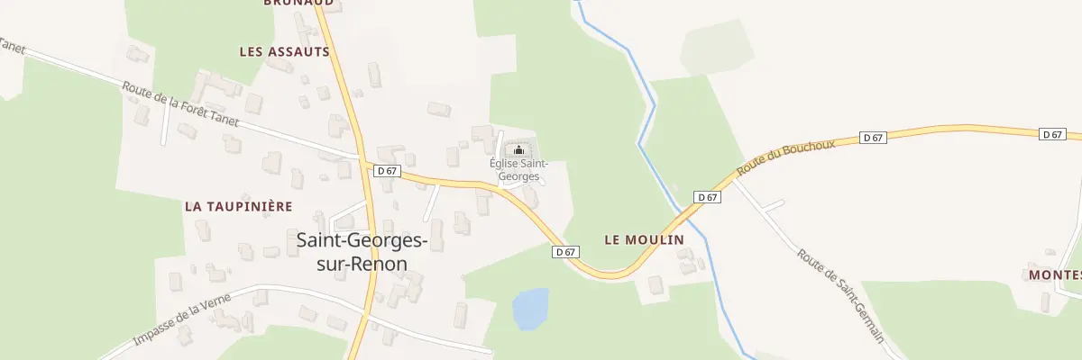 Plan du 5069 Le Village à Saint-Georges-sur-Renon