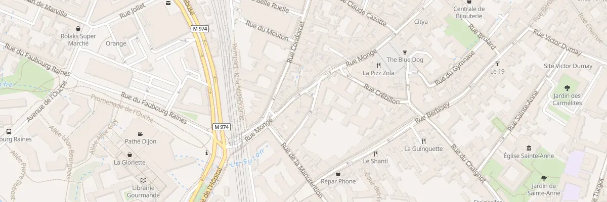 Plan du 57 Rue Monge à Dijon