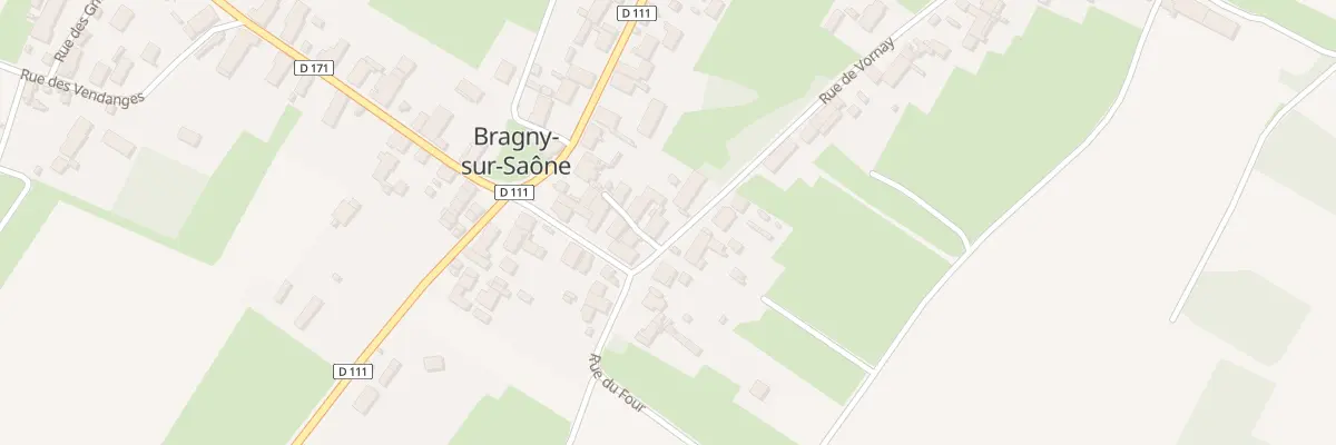 Plan du 5 Rue de Vornay à Bragny-sur-Saône