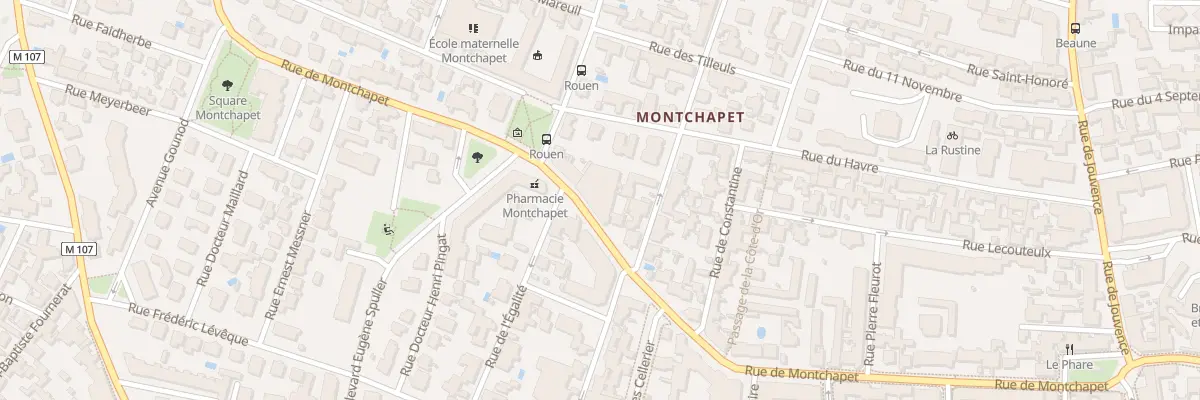 Plan du 52 Rue de Montchapet à Dijon