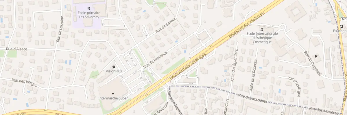 Plan du 6 Rue de Provence à Fontaine-lès-Dijon
