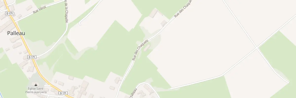 Plan du 2 Rue des Chaquets à Palleau