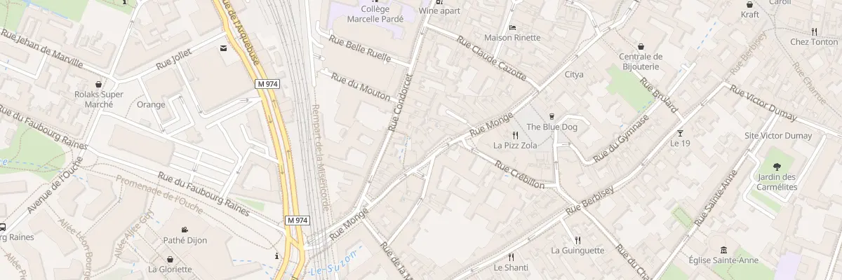Plan du 78 Rue Monge à Dijon