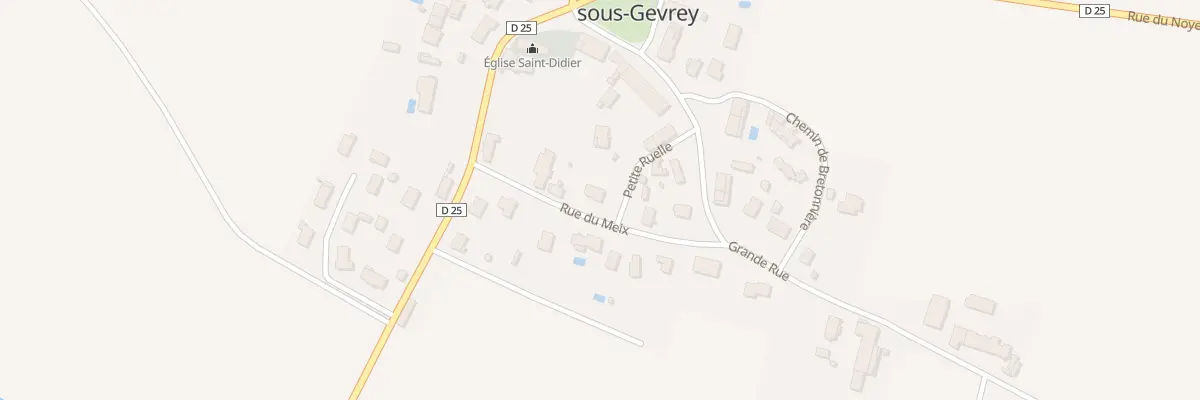 Plan du 7 Rue du Meix à Épernay-sous-Gevrey