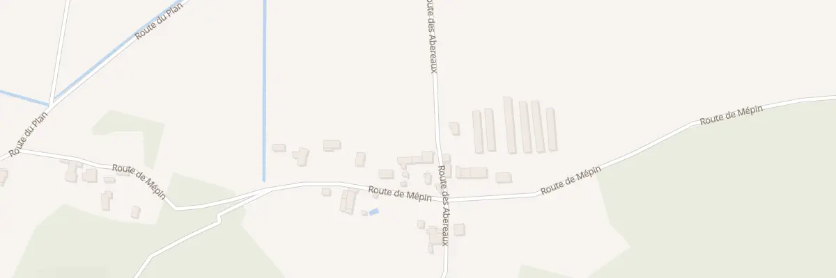 Plan du 489 Rte de Mepin à Eyzin-Pinet