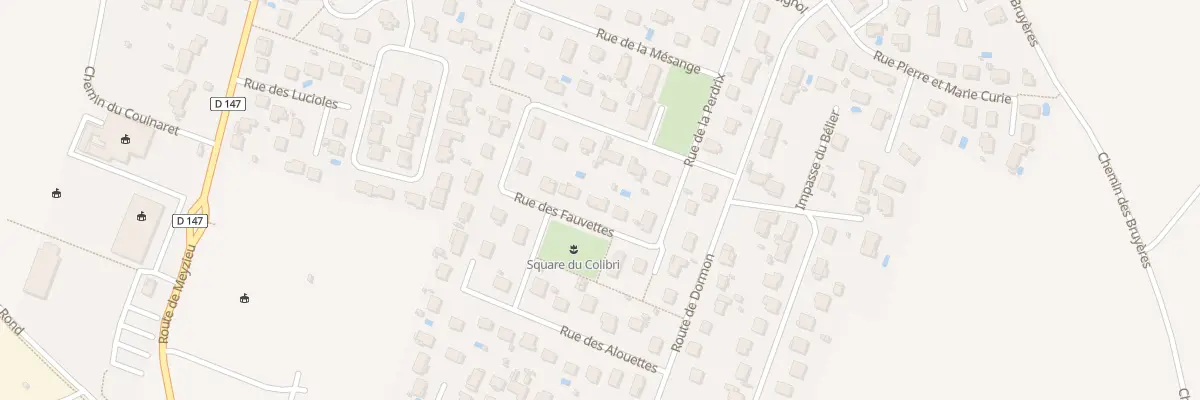 Plan du 6 Rue des Fauvettes à Saint-Bonnet-de-Mure