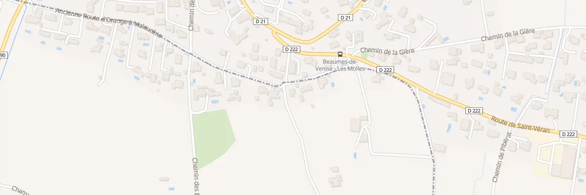 Plan du 532 Anc Rte d’Orange A Malauce à Aubignan