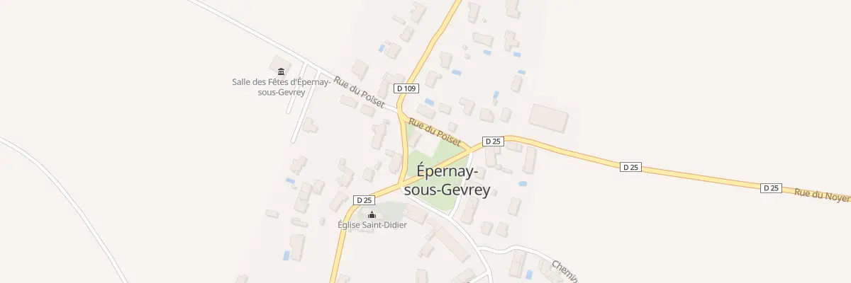 Plan du 3 Rue du Poiset à Épernay-sous-Gevrey