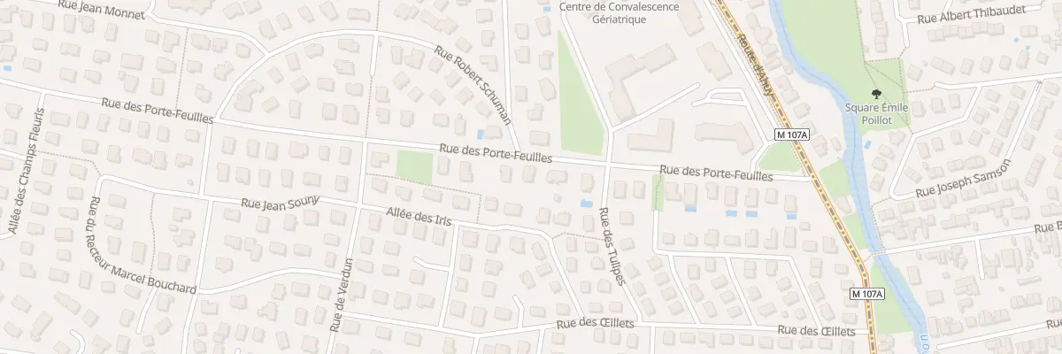 Plan du 36 Rue des Porte Feuilles à Fontaine-lès-Dijon
