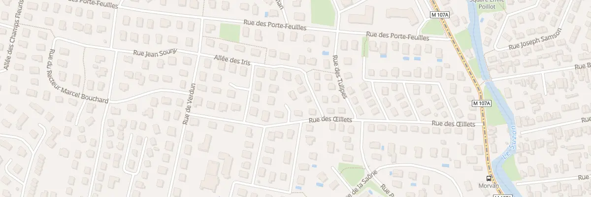 Plan du 24A Rue des Oeillets à Fontaine-lès-Dijon