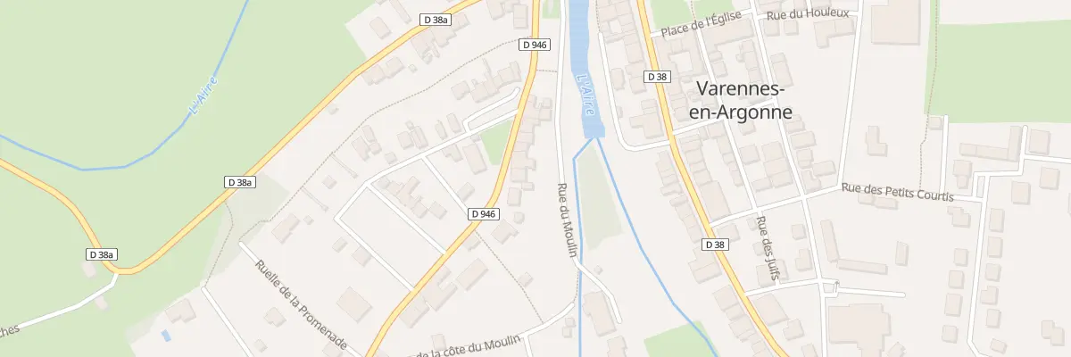 Plan du 14 Rue Louis XVI à Varennes-en-Argonne