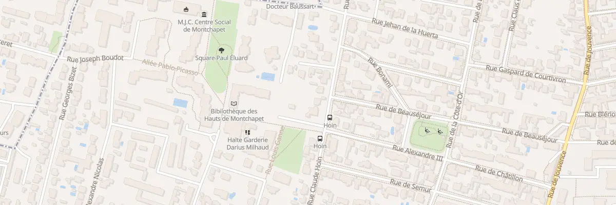 Plan du 39 Rue Claude Hoin à Dijon