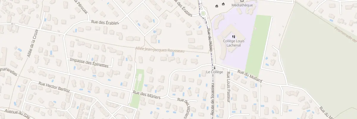 Plan du 6 Rue des Muriers à Saint-Bonnet-de-Mure