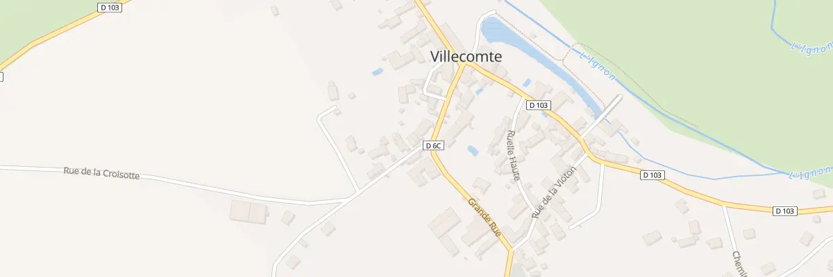 Plan du 2 Rue du Comet à Villecomte