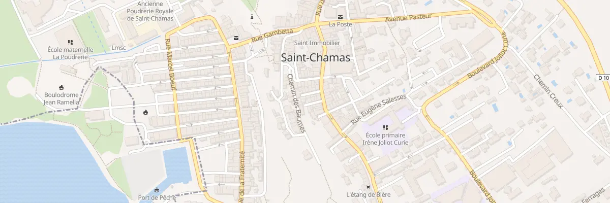 Plan du 10 Rue des Freres Castaing à Saint-Chamas