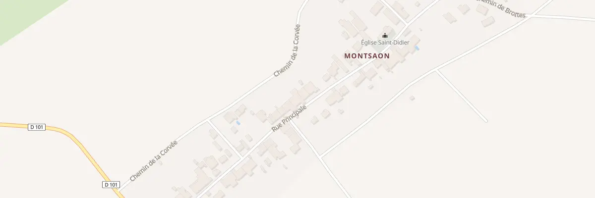 Plan du 24 Rue Principale à Montsaon à Semoutiers-Montsaon