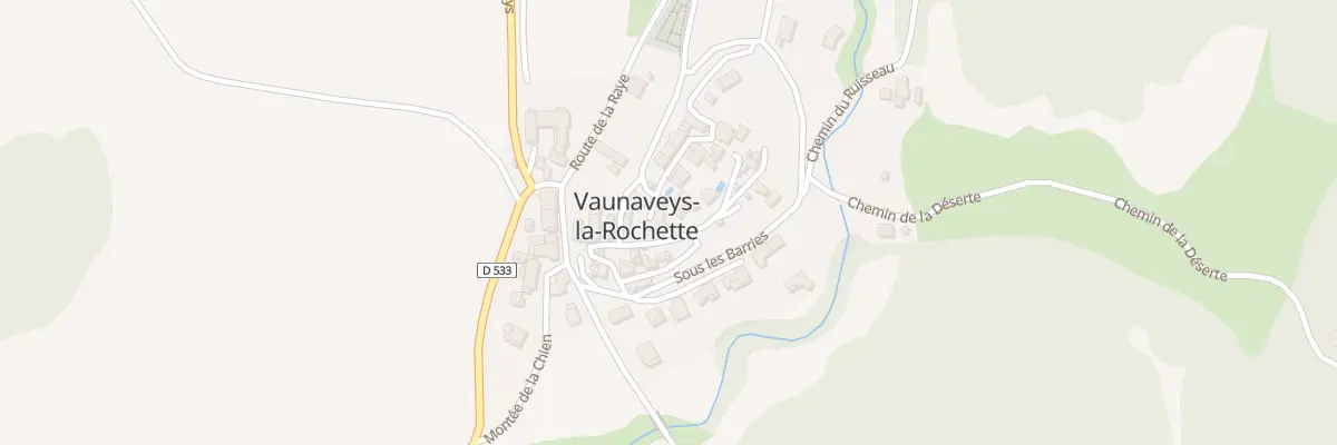 Plan du 10 Pas de la Bergerie à Vaunaveys-la-Rochette