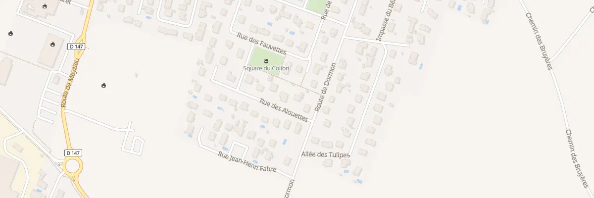 Plan du 4 Rue des Alouettes à Saint-Bonnet-de-Mure