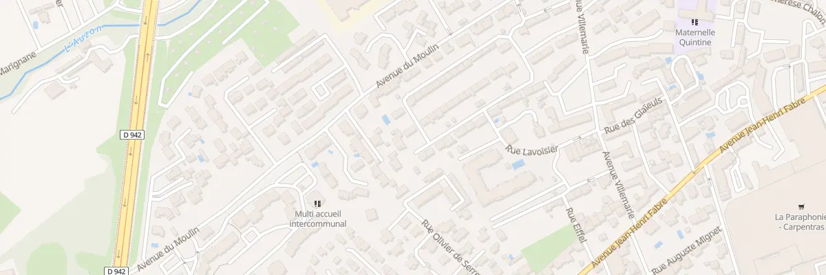 Plan du 211 Bd de la Quintine à Carpentras