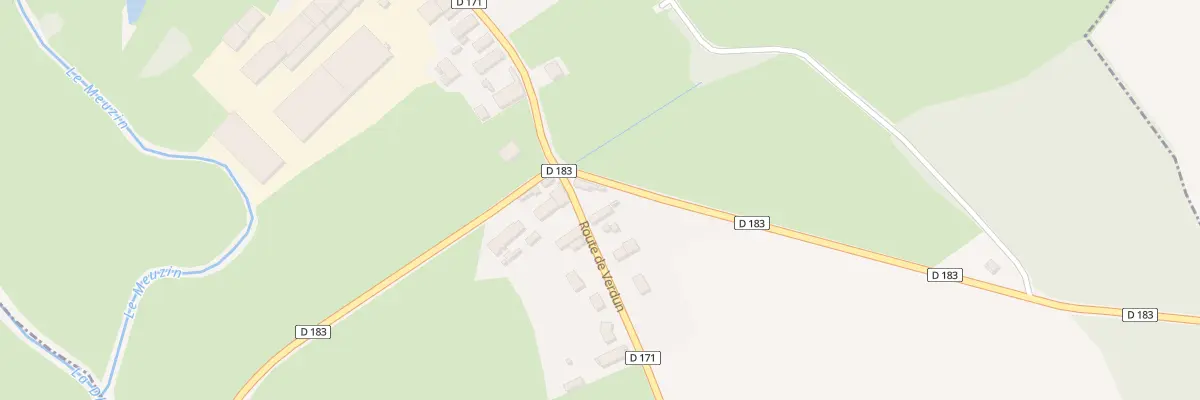 Plan du 1 Rte de Verdun à Palleau