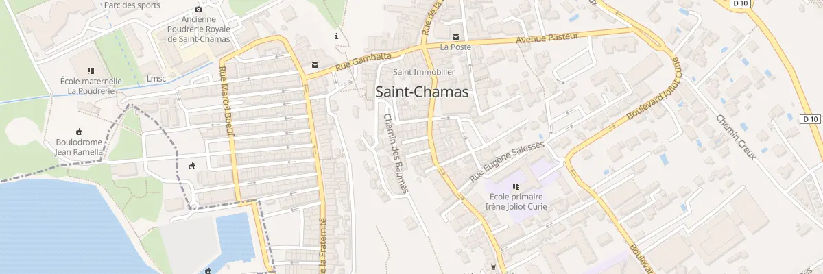 Plan du 9242 Rue Courbet à Saint-Chamas