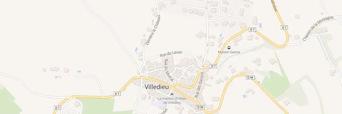 Plan du 5013 Le Village à Saint-Roman-de-Malegarde