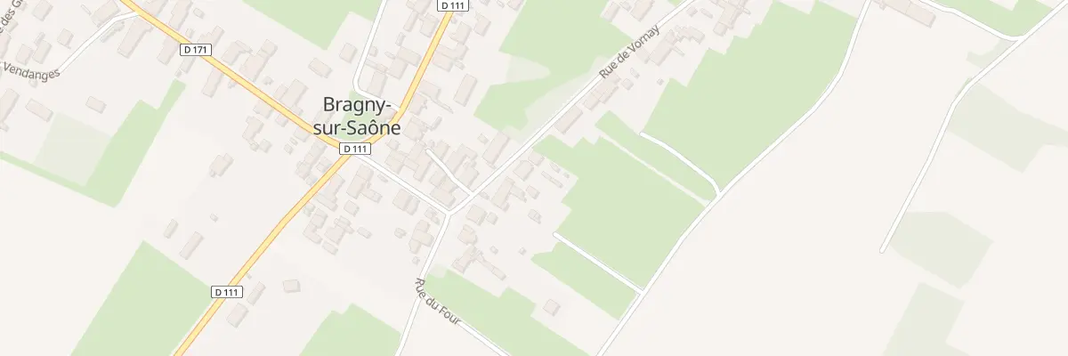 Plan du 10 Rue de Vornay à Bragny-sur-Saône