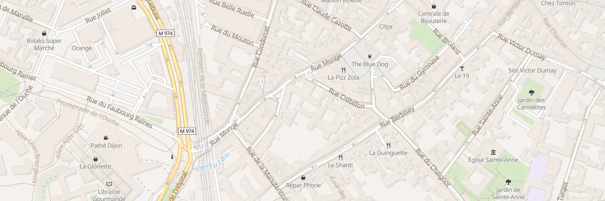 Plan du 51 Rue Monge à Dijon