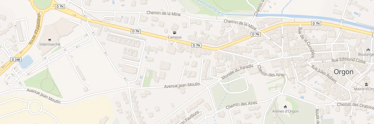 Plan du 10 Av Jean Moulin à Orgon