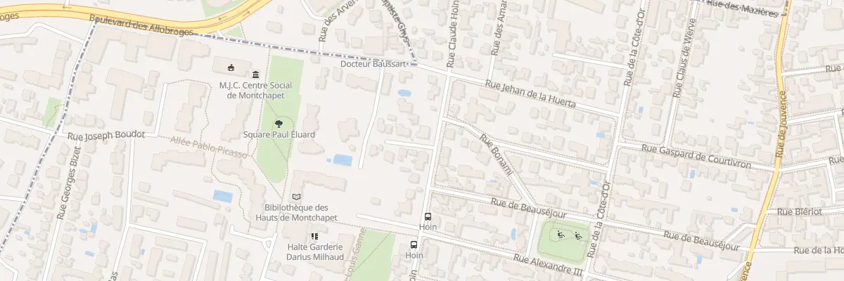 Plan du 47 Rue Claude Hoin à Dijon