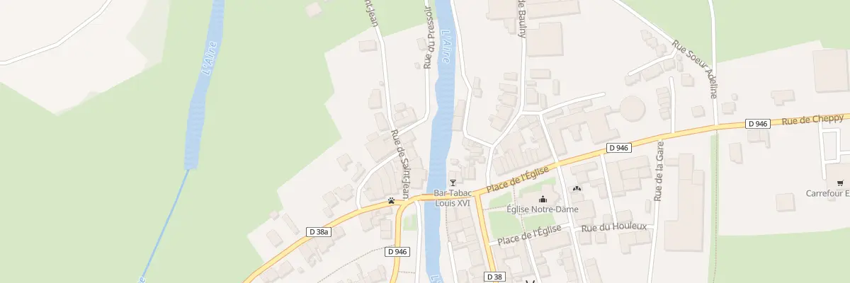 Plan du 8 Rue Saint Jean à Varennes-en-Argonne
